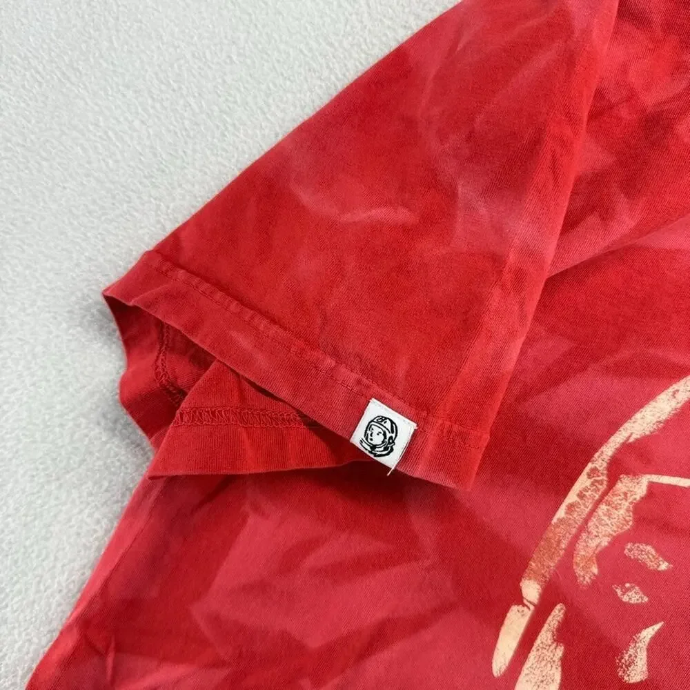 Billionaire Boys Club Shirt men's large Red BBC Icecream Graphic Tie Dye Graphic